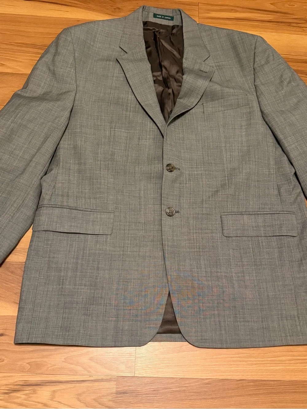 90’s Wool Lauren Ralph Lauren Men's Gray Plaid Sport Coat